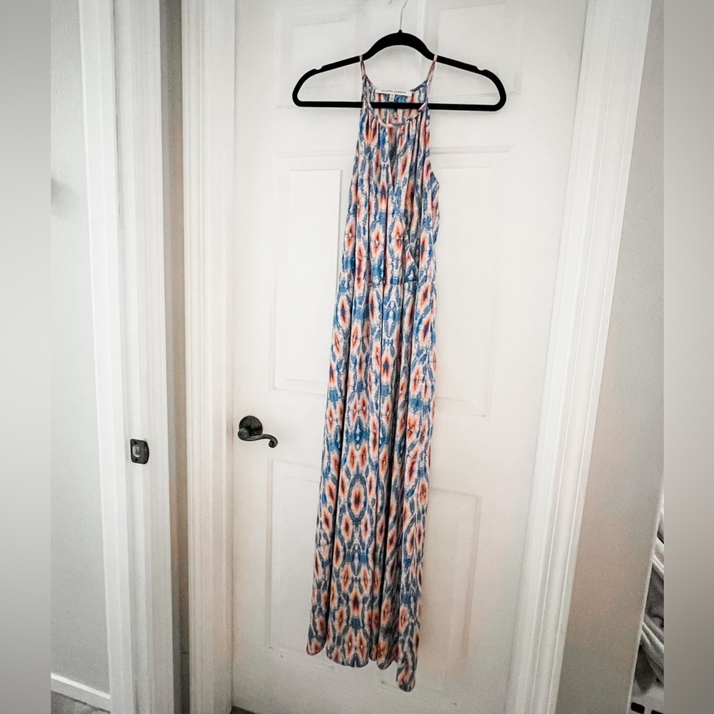 Collective Concepts Sleeveless Maxi Dress with Key hole Size Women’s Small